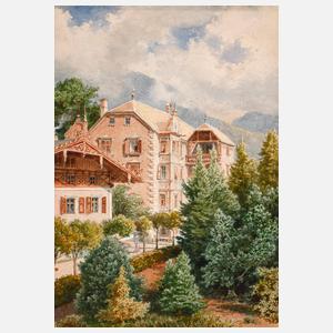 Sommerliche Villenkolonie