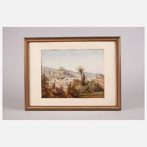 Historisierte Ansicht von Málaga