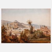 Historisierte Ansicht von Málaga111