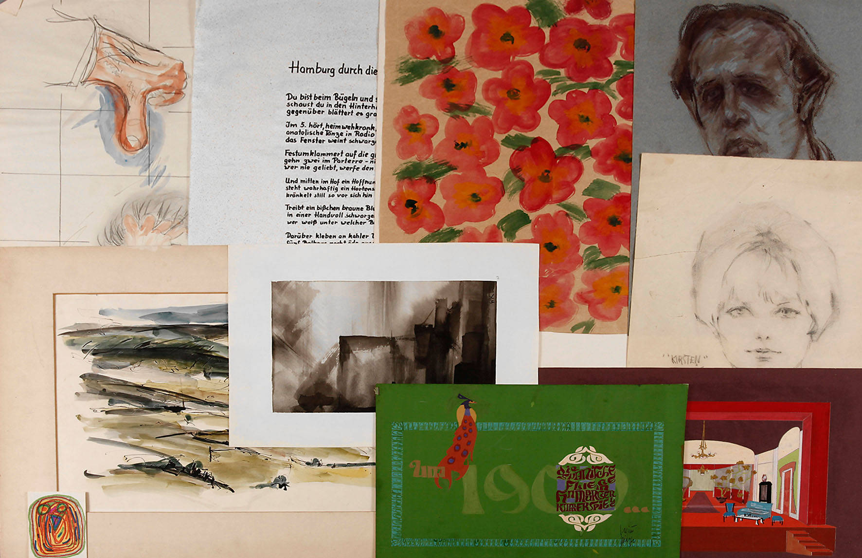 Konvolut Zeichnungen 20. Jh.