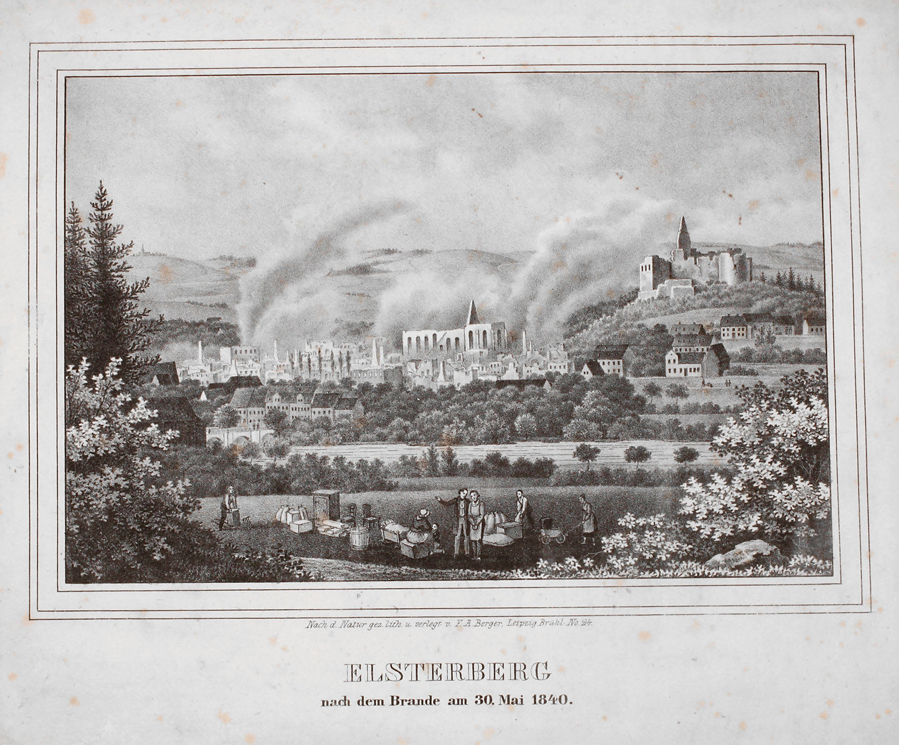 F. A. Berger, Ansicht Elsterberg