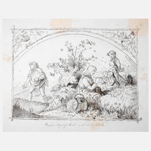 nach Ludwig Richter, ”Unser täglich Brot”