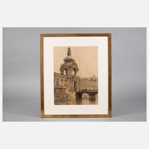 Prof. Fritz Beckert, Der Zwinger in Dresden