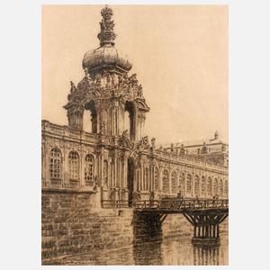 Prof. Fritz Beckert, Der Zwinger in Dresden