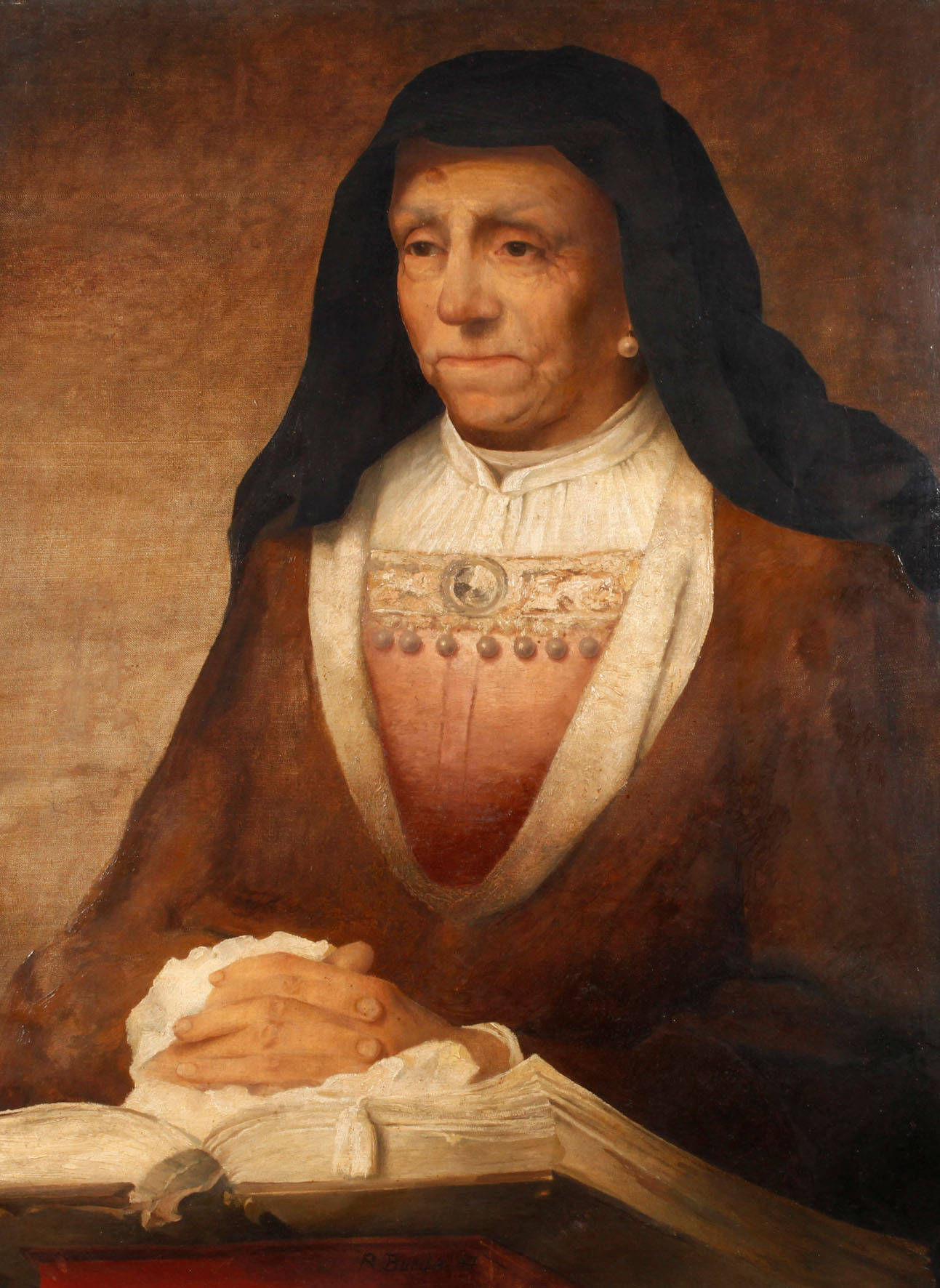 Richard Burde, Frau im Gebet