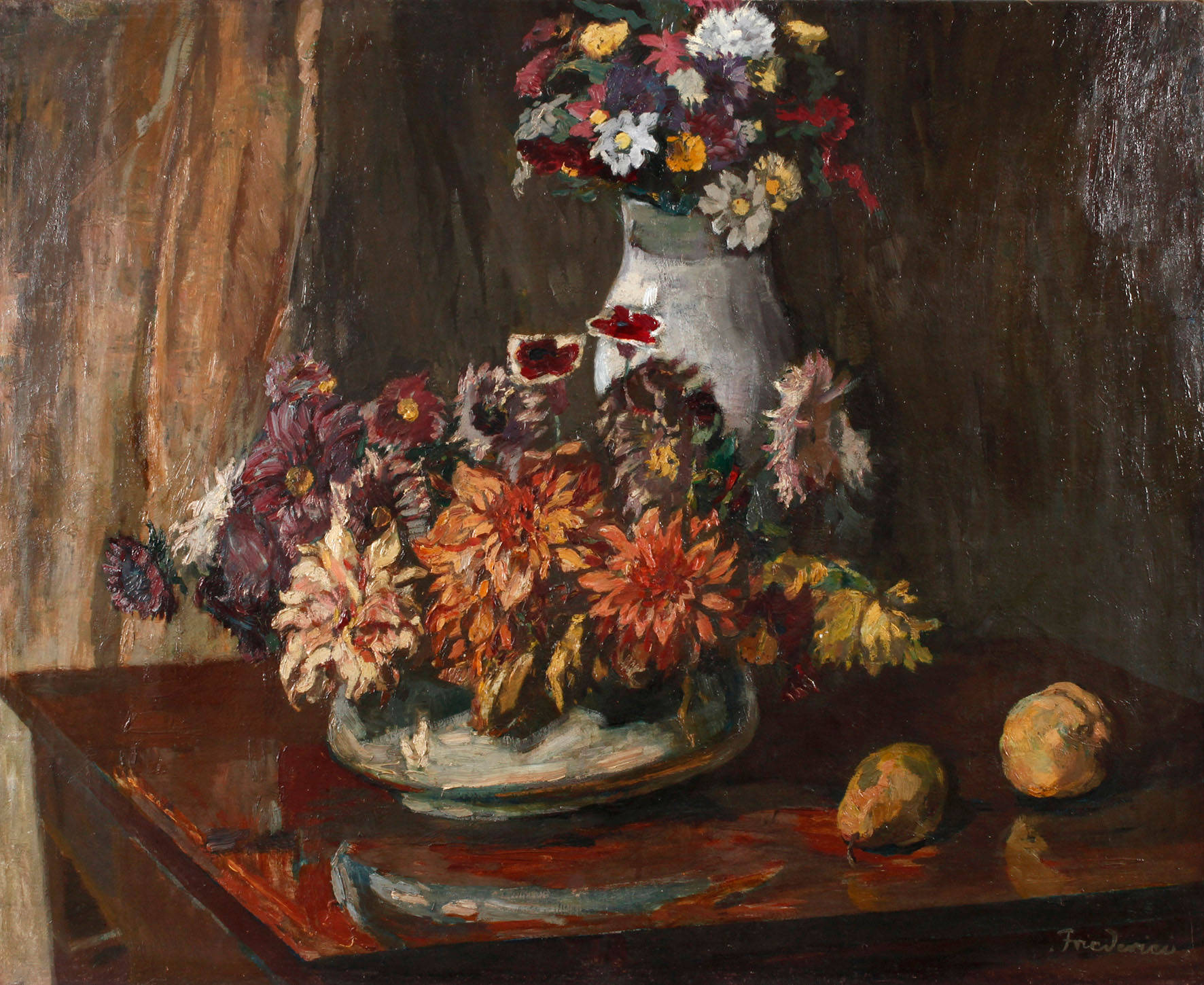 Walter Friederici, Blumenstillleben