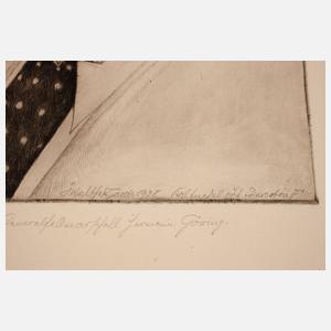 Walther Gasch, Portrait Göring