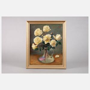 Ernst Knaur, attr., Rosenstillleben