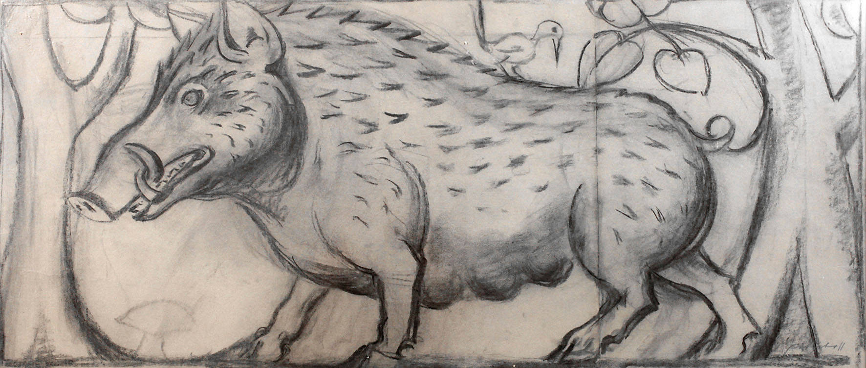 Kohlhoff, Ornamententwurf ”Wildsau”