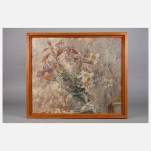 Walter Löhner, Lilienstrauß in Glasvase