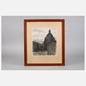 Fritz Naumann, Ansicht Neumarkt in Dresden