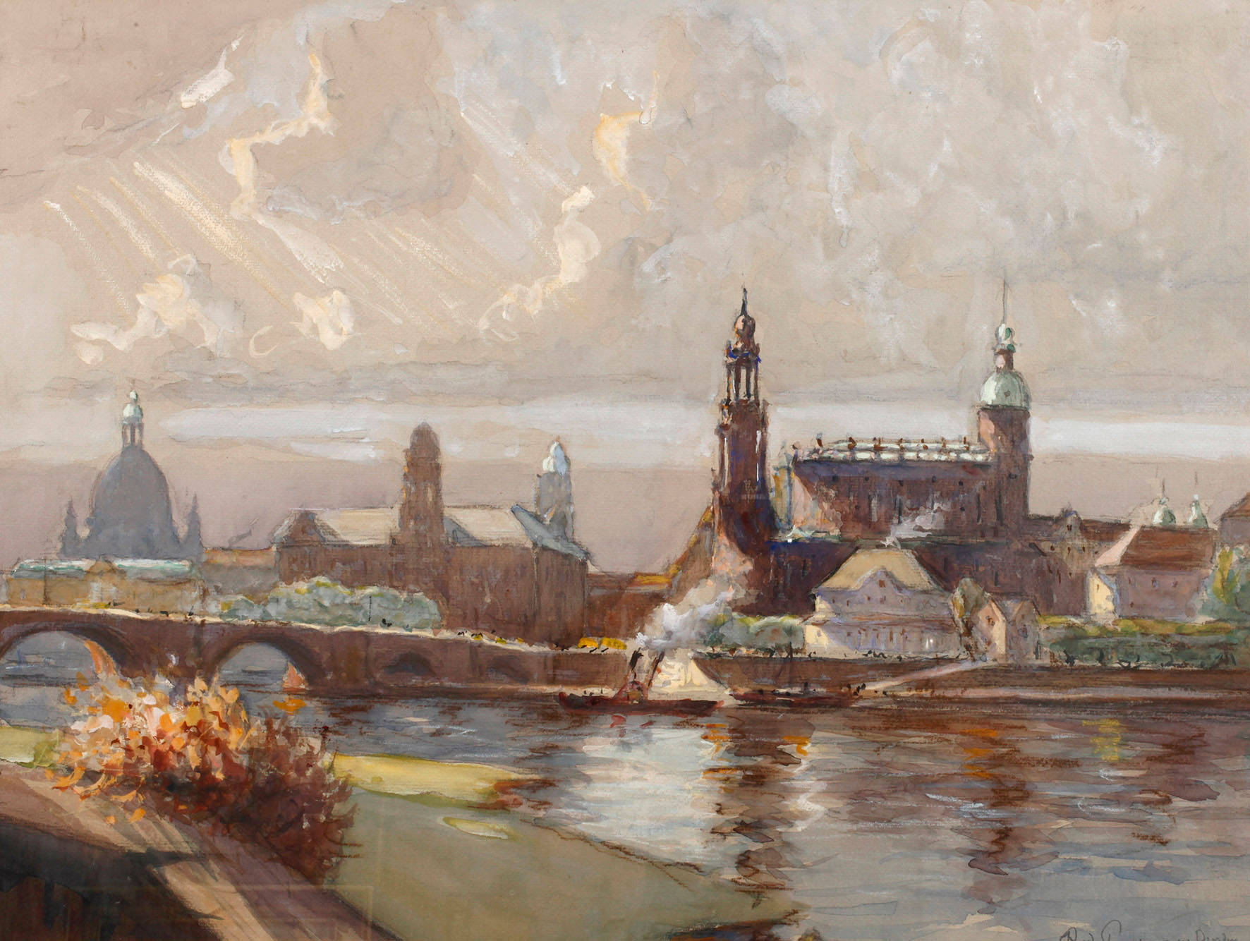 Rudolf Poeschmann, Dresdenansicht