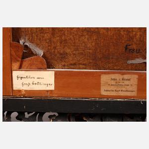 Johann Wilhelm Hoffnas, attr., Portraitpendants