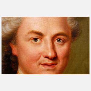 Johann Wilhelm Hoffnas, attr., Portraitpendants