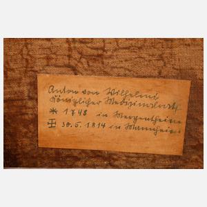 Johann Wilhelm Hoffnas, attr., Portraitpendants