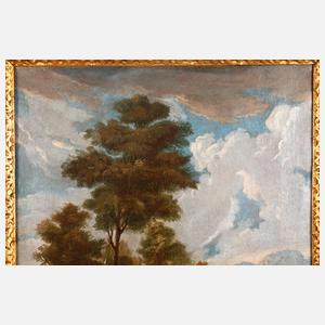 Barocke Szene Darbringung des Brotes