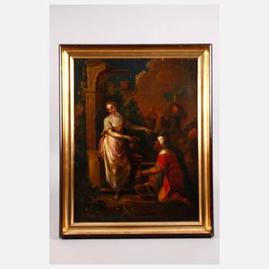 Elieser und Rebekka am Brunnen