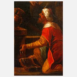 Elieser und Rebekka am Brunnen