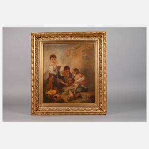 ”Kinder beim Würfelspiel”