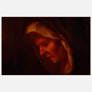 Paar barocke Portraitpendants