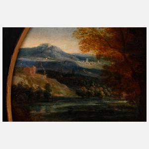 Barocke Hirschjagdszene