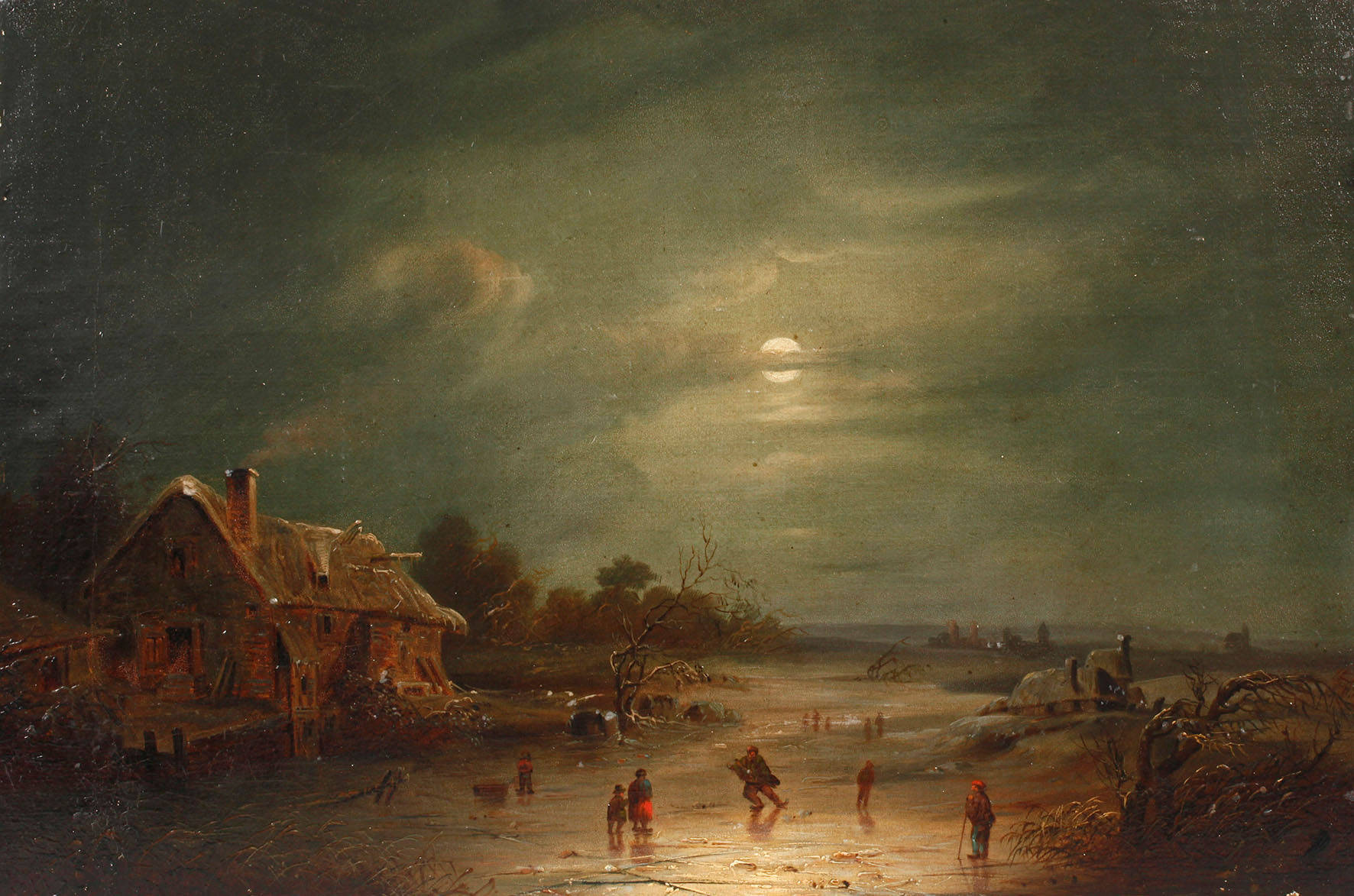 Anton Doll, attr., ”Mondnacht”