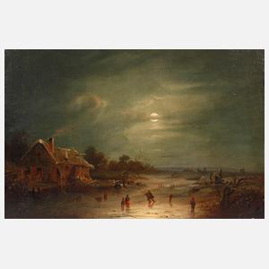 Anton Doll, attr., ”Mondnacht”