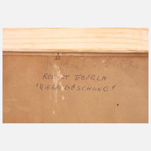 Robert Eberle, attr., ”Wiesenböschung”