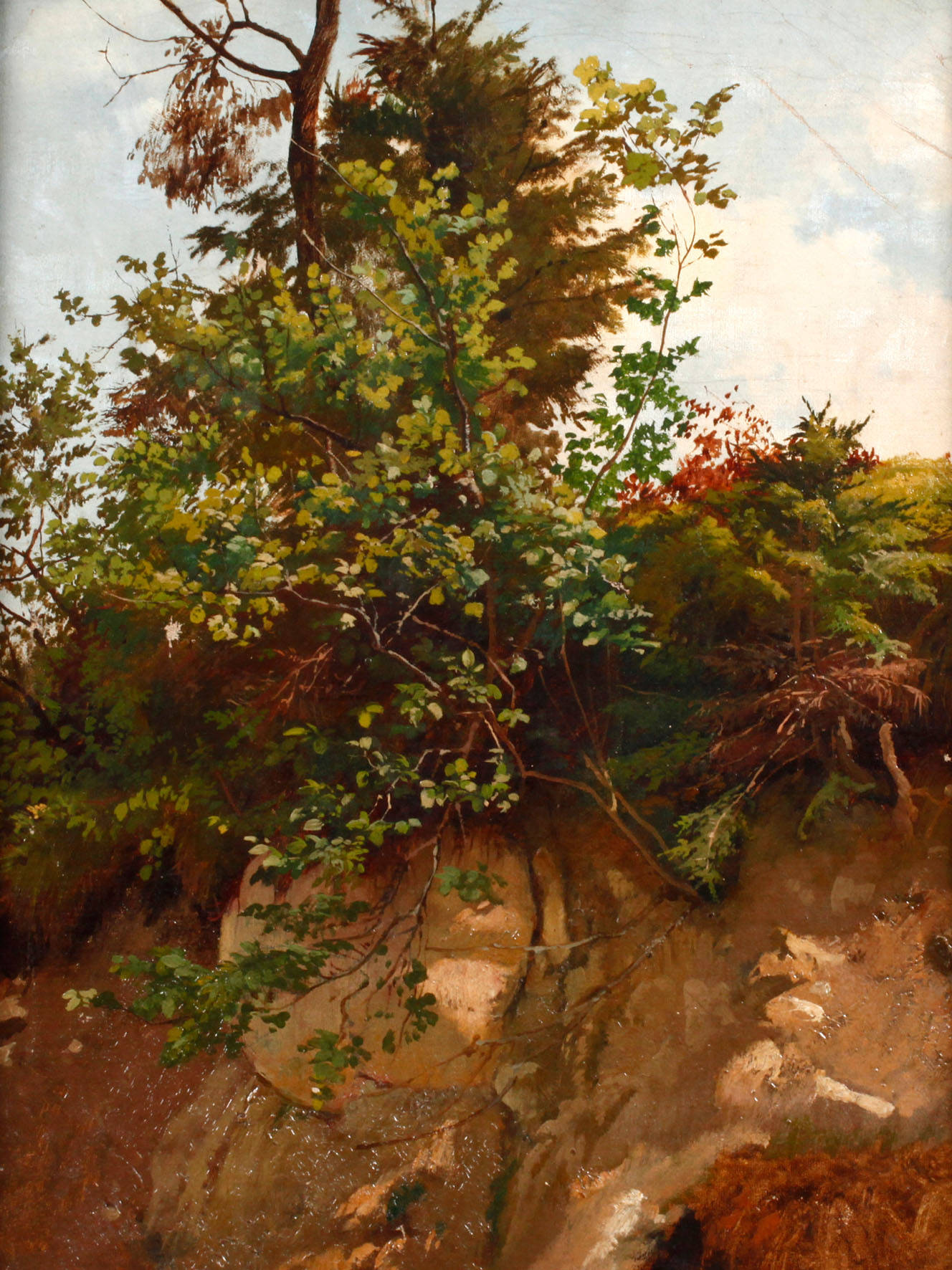 Robert Eberle, attr., ”Wiesenböschung”