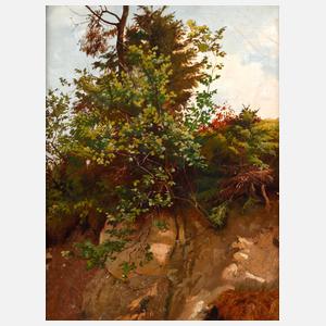 Robert Eberle, attr., ”Wiesenböschung”