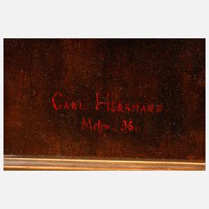 Carl Gustav Herrmann, Todesnachricht