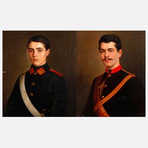 Lepkowski, Paar Soldatenportraits