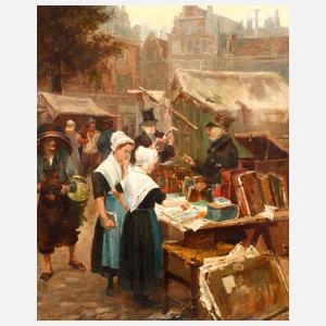 Theodorus Ludovicus Mesker, attr., Am Bücherstand