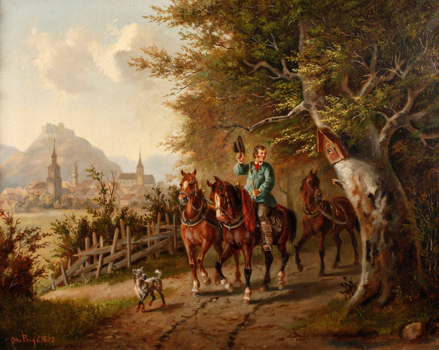 Otto Progel, Reiter am Marterl