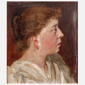 C. Schütte, Damenportrait