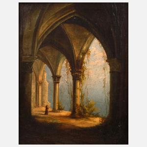 Augustus Stubenrauch, Mönch im Kreuzgang