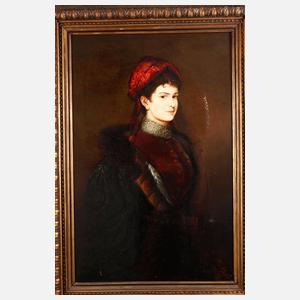 J. B. Weigl, Herrschaftliches Damenportrait