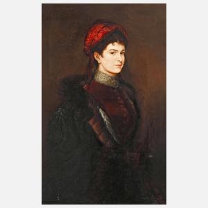 J. B. Weigl, Herrschaftliches Damenportrait