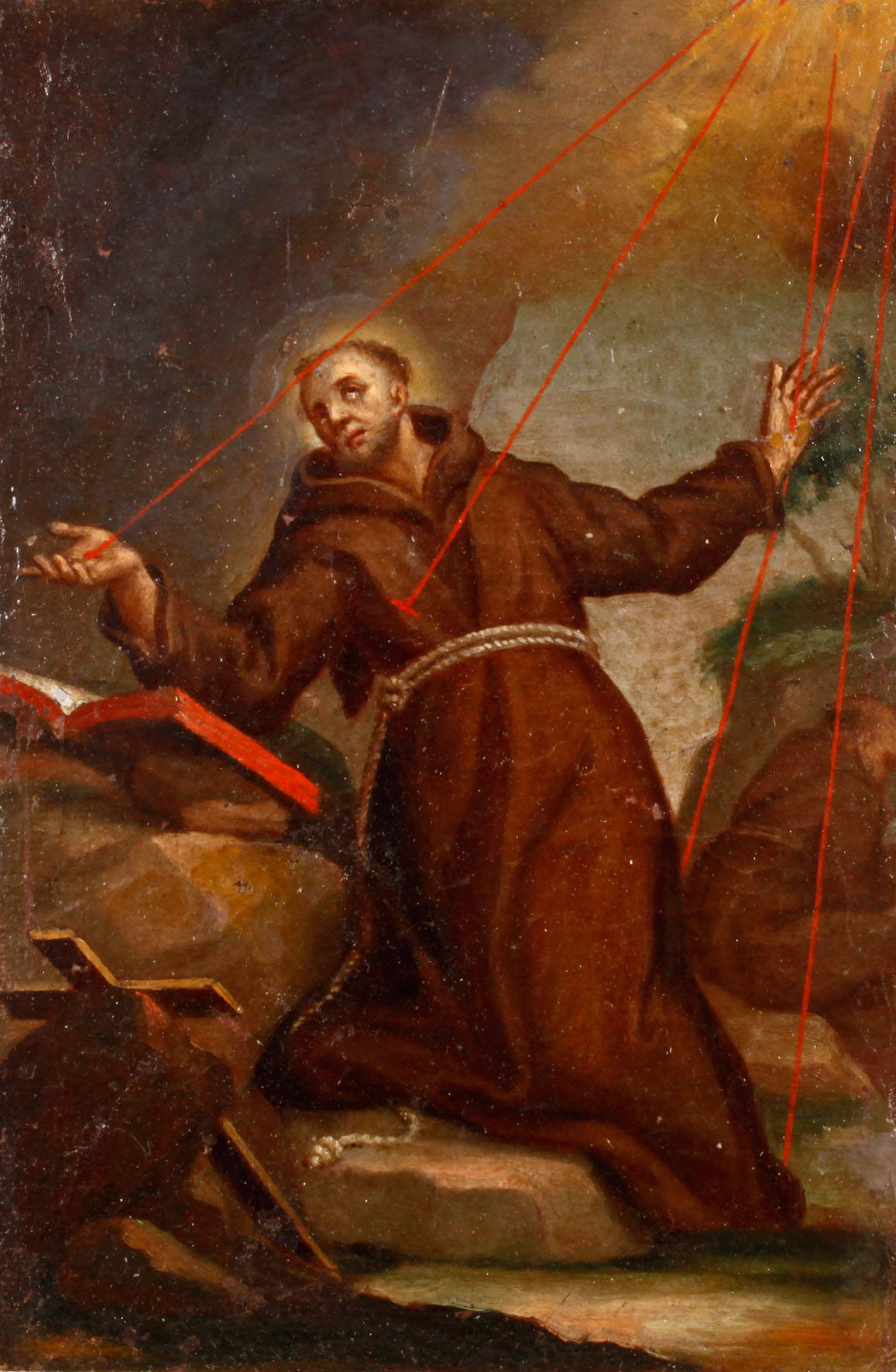 Der Heilige Franziskus erhält die Stigmata