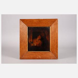 Bauernpaar mit Laterne