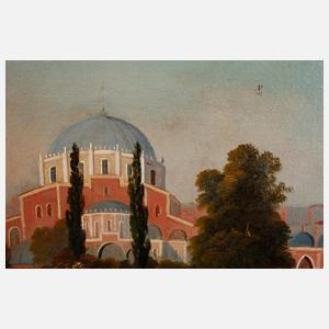 Ansicht Istanbul, Moschee am Wasser