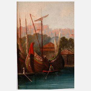 Ansicht Istanbul, Moschee am Wasser