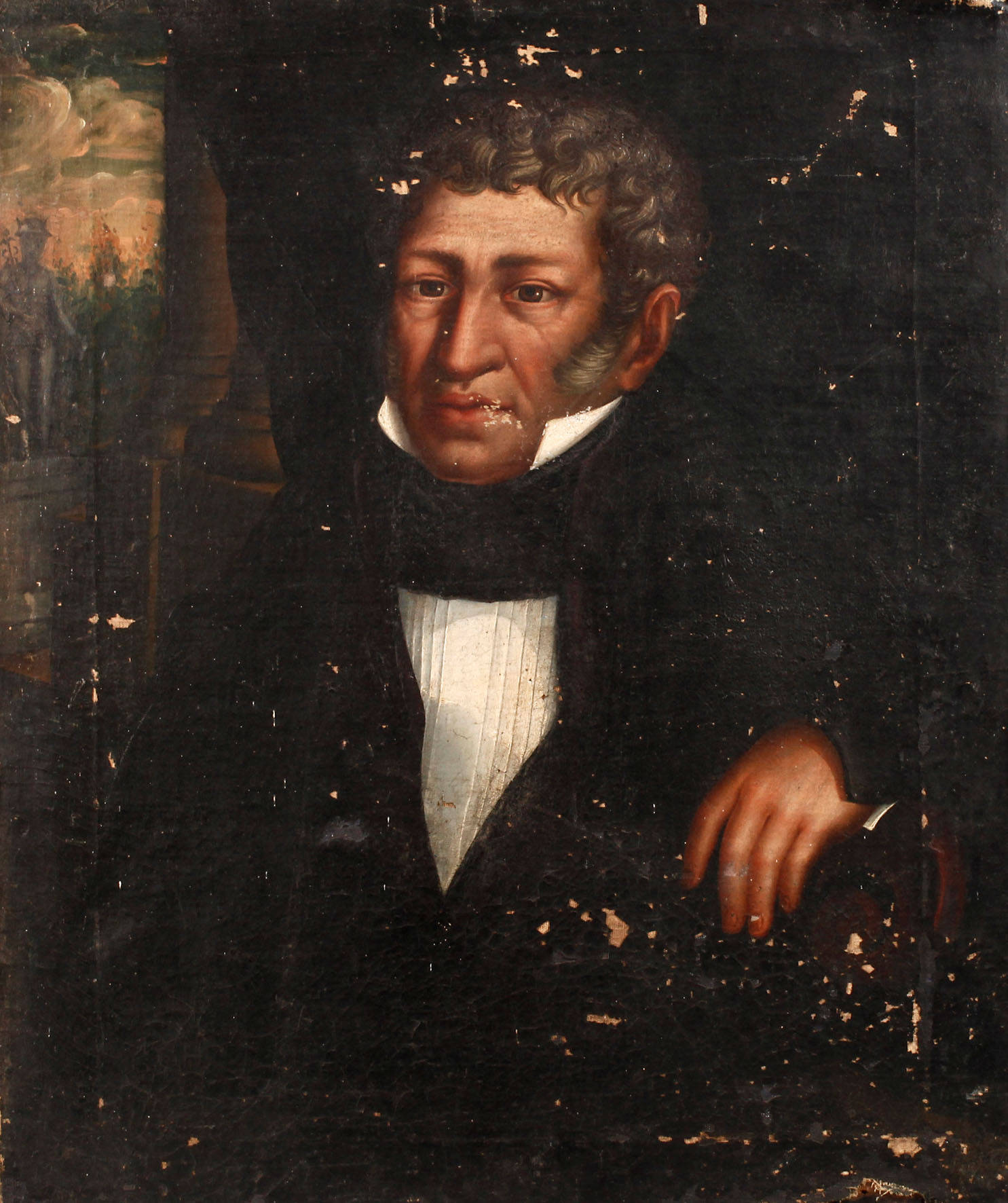 Herrenportrait Biedermeier
