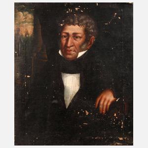 Herrenportrait Biedermeier