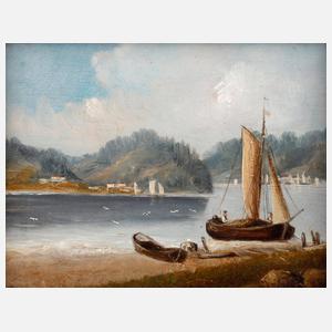 Romantische Flusslandschaft