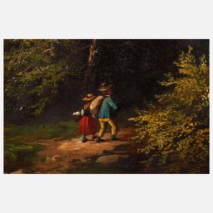 Spätromantiker, Burg im Gebirge