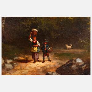 Spätromantiker, Wanderer im Gebirge