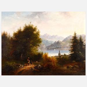 Spätromantiker, Wanderer im Gebirge