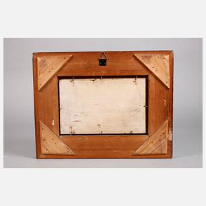 J. Becker, Zwei Pendants Hühnerhofdarstellungen