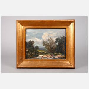 Carl Bössenroth, attr., Sommerlandschaft